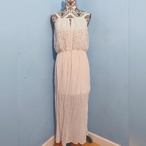 White lightweight dress size Large